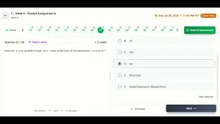 Week 6 graded assignment python