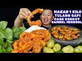 PEDO POKONAMAH⁉️ MAKAN 1 KILO OSENG TULANG CABE GENDOT SAMBEL JENGKOL LALAPAN MENTAH 