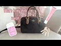 WHATS IN MY PURSE coach mini Rowan