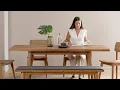 Castlery Lookbook - Seb Extendable Dining Table
