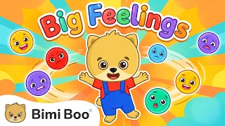 Big Feelings: What to Do When You're Angry? 😤➡️😌 | Bimi Boo Learns to Calm Down