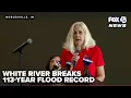 Indiana Flooding White River Recedes After Record 24 6-Foot Crest