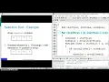 Searching and Sorting Array Part