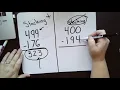 Subtraction - Stacking