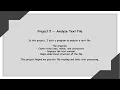 Text File Analyzer Python File Automation Project 5
