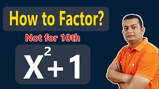 How to Factor x 2 1