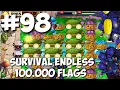 Download Lagu Plants vs Zombies Survival Endless 100000 Flags Part 98 | 1940 - 1960 Flags
