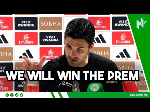 Download MP3 100 POINTS to beat Man City I Mikel Arteta reacts to Arsenal losing Prem title race