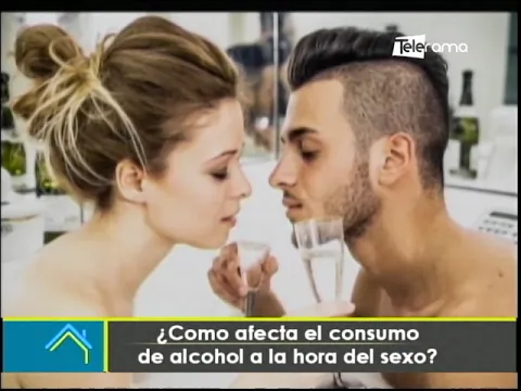¿Cómo afecta el consumo de alcohol a la hora del sexo?