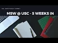 MSW USC Online - 5 weeks in my experience so far