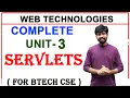 complete unit 3 servlets in web technologies servlets web technologies ns lectures