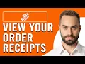 How To View Your Home Depot Order Receipts Online How Do I Home Depot Receipt