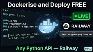 How To Dockerise and Deploy Any Python API For Free Docker Render Full Tutorial