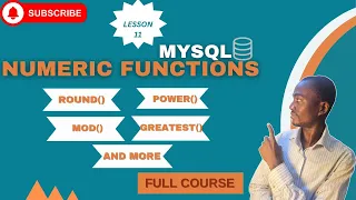 NUMERIC FUNCTIONS IN MYSQL