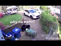 Bear Proof Trash Can Lid Lock - Strong Metal Garbage Bin Locking System Animal Proof by Wiosi