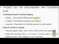 Function point analysis FPA with project example in urdu hindi complete information about FPA