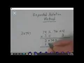 Expanded Notation Method Multiplication Lesson 2-6