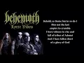 Download Lagu Behemoth - Alas Lord is Upon Me (LYRICS / LYRIC VIDEO)