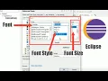 How To Increase Font Size In Eclipse How To Change Font Style In Eclipse