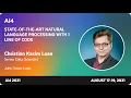 State-of-the-Art Natural Language Processing With 1 Line of Code with John Snow Labs