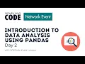 Introduction to Data Analysis Using Pandas Day 2