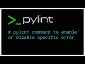 pylint understand categories specific category