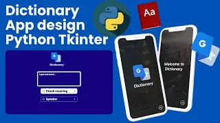 How to Build a Dictionary App in Python Tkinter - Full Project Tutorial Step-by-Step Guide