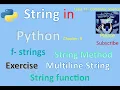 Python String Manipulation Class 11 Computer Science Chapter 8 Explained