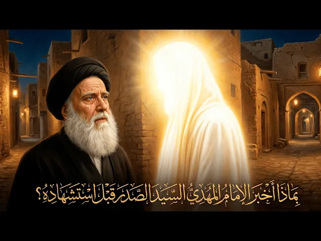 ⁣بماذا أخبر الإمامُ المهديُّ السيدَ الصدرَ قبل استشهاده؟ .....قصة الشيهد الصدر الثاني