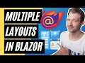 How to use Multiple Layouts in Blazor in NET 8
