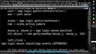 Blender Game Engine Python Tutorials
