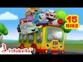 Download Lagu Gadi Aayi Gadi Aayi Chuk Chuk-गाड़ी आयी छुक छुक | Hindi Rhymes \u0026 Cartoons | Infobells #hindirhymes