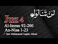 Download Lagu Juz 04 Lan Tana Lu | Quran Recitation لن تنالو Para 4 🎤Sheikh Qari Muhammad Asghar Abbasi \\Chapter 4