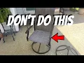 How to easily assemble a swivel chair for patio