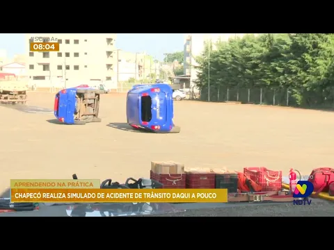 Aprendendo na prática: nesta sexta, Chapecó realiza simulado de acidente de trânsito