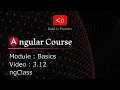 Angular Course 3 12 ngClass - Built in Directives