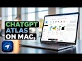 How to Install OpenAI New Browser ChatGPT Atlas on Mac Full Features Walkthrough