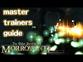 guide to finding all master trainers in morrowind see description for links to patches needed