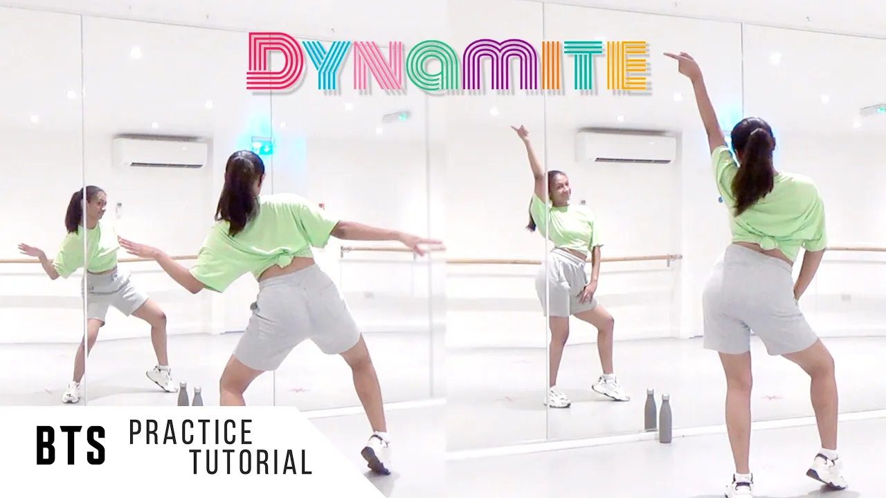 [PRACTICE] BTS - 'Dynamite' - Dance Tutorial - SLOWED + MIRRORED