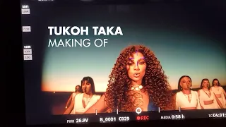                                                       ميريام فارس كواليس أغنية كأس العالم  توكو تاكا دندنها