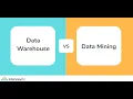 Data Mining vs Data Warehousing Data Science Real Time Example