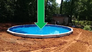Dropping an Above Ground Pool in the Ground the details