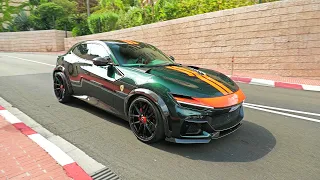 Supercars in Monaco Ep5 - Novitec Purosangue, Bugatti Chiron, SF90 XX Spider Le Mans Edition