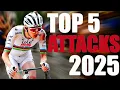 Tadej Pogacar's Top 5 Attacks of 2025