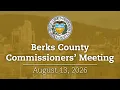 Berks County Board of Commissioners Meeting 26 Berks County PA