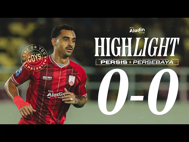 Match Highlights: PERSIS Solo vs PERSEBAYA | Super League 2025/2026 Matchday 32