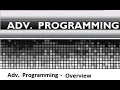 Adv Programming - Module 3 Overview