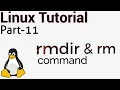 Linux Command Line Tutorial For Beginners 11 - rm and rmdir commands for linux