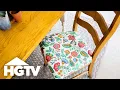 How to Reupholster a Chair Seat HGTV