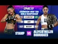 Download Lagu When Allycia Hellen Rodrigues and Stamp went BEAST MODE 😤 Muay Thai Showdown